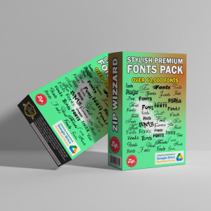 60K+ Stylish Fonts Pack